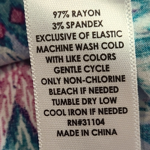 (410) Kim Roger's Woman's Long Sleeve Blouse, Size: Medium Color:Multi-colored - Picture 10 of 13